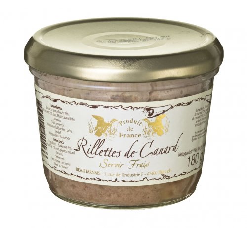 Enten Rillettes von Beauharnais, 180g, Grundpreis 2,58 EUR / 100g