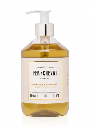 Flüssige Marseille Seife FER à CHEVAL mit Honig- & Mandelduft, 500ml, Grundpreis 23,90 EUR / Liter